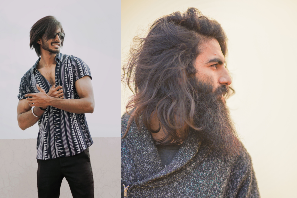 how to take care of long hair men